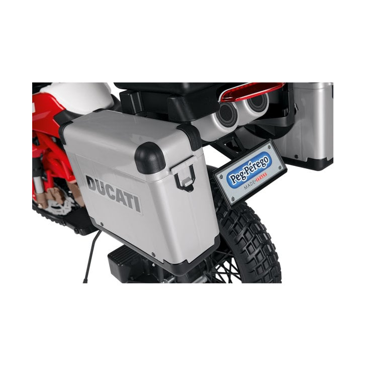 Motocicleta electrica Peg Perego Ducati Enduro, 12V, 3 ani +, Negru / Rosu