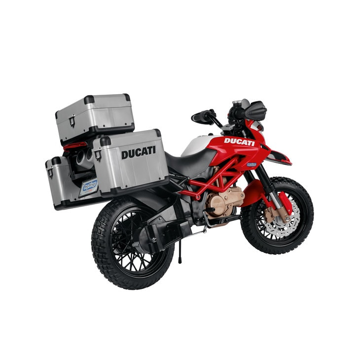 Motocicleta electrica Peg Perego Ducati Enduro, 12V, 3 ani +, Negru / Rosu