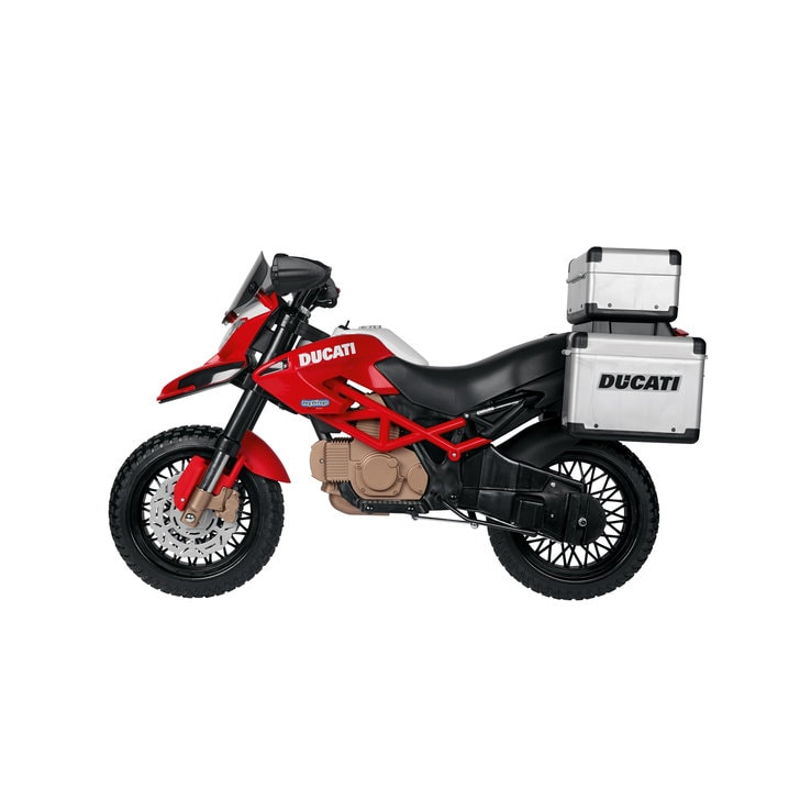 Motocicleta electrica Peg Perego Ducati Enduro, 12V, 3 ani +, Negru / Rosu