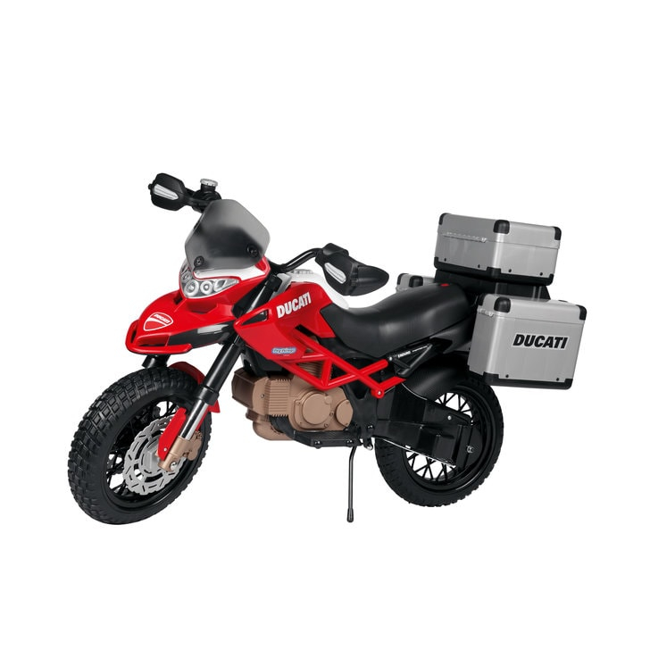 Motocicleta electrica Peg Perego Ducati Enduro, 12V, 3 ani +, Negru / Rosu