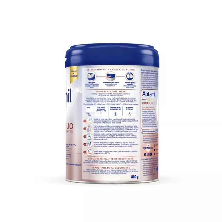 Lapte praf Nutricia Aptamil Profutura 2, 800g, 6luni+