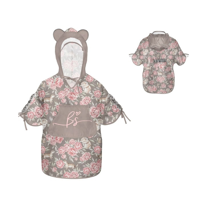 Pelerina de Ploaie pentru Copii, Poncho pentru ploaie 1,5-8 ani Peony Dreamland