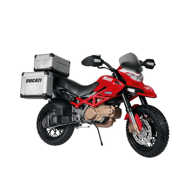 Motocicleta electrica Peg Perego Ducati Enduro, 12V, 3 ani +, Negru / Rosu