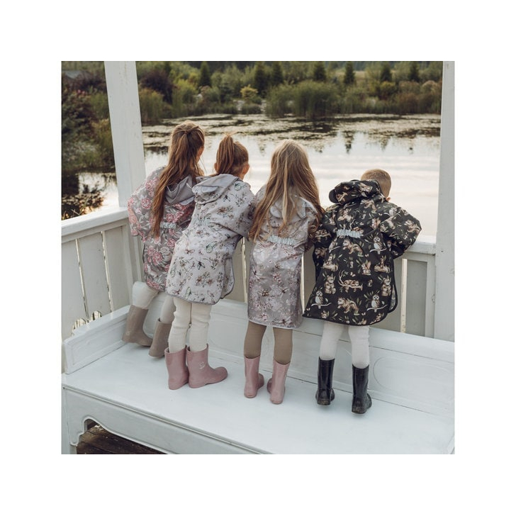 Pelerina de Ploaie pentru Copii, Poncho pentru ploaie 1,5-8 ani Peony Dreamland