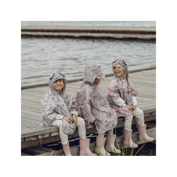 Pelerina de Ploaie pentru Copii, Poncho pentru ploaie 1,5-8 ani Peony Dreamland
