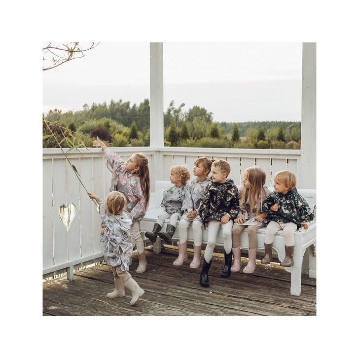 Pelerina de Ploaie pentru Copii, Poncho pentru ploaie 1,5-8 ani Peony Dreamland