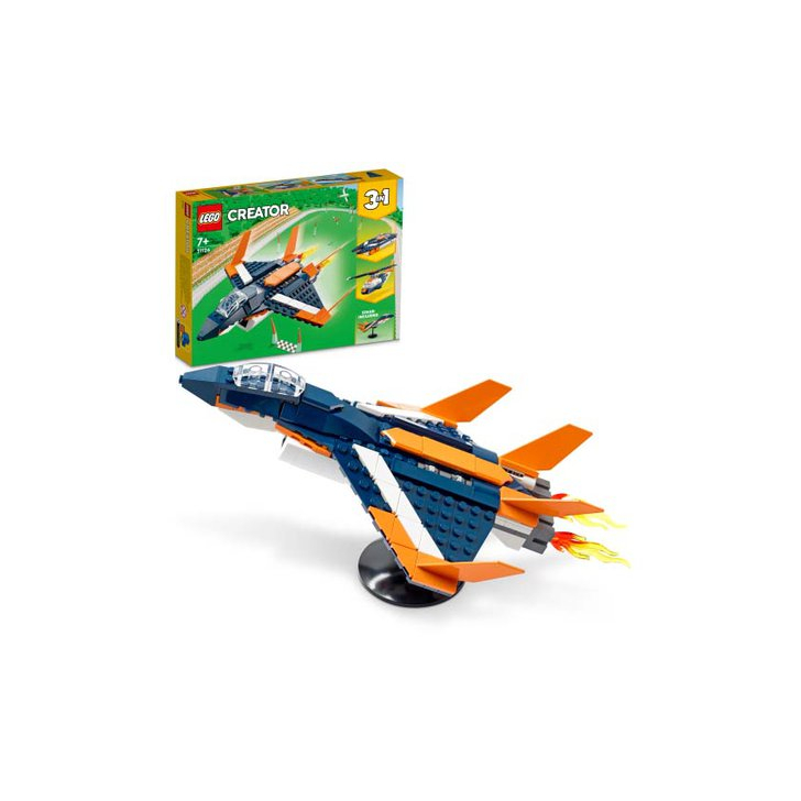 Set de construit - Lego Creator, Avion Supersonic 31126