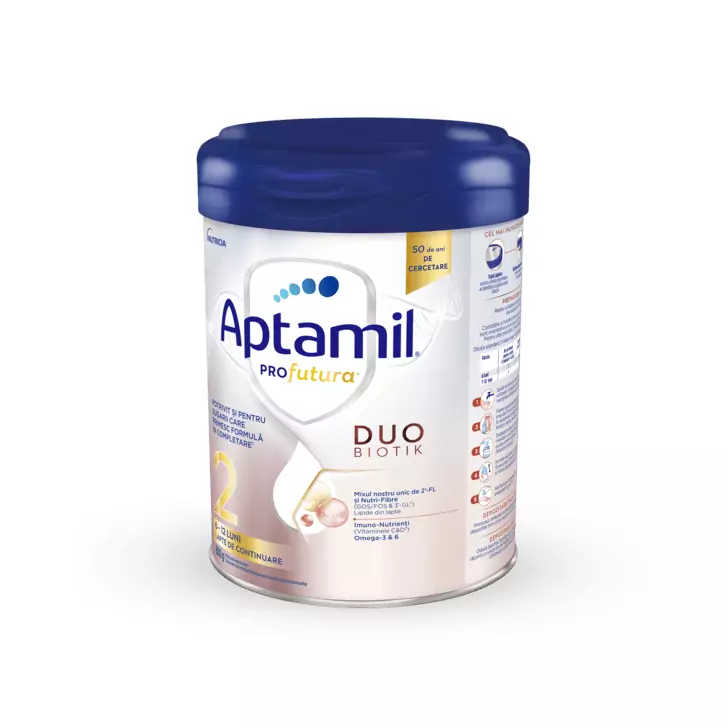 Lapte praf Nutricia Aptamil Profutura 2, 800g, 6luni+