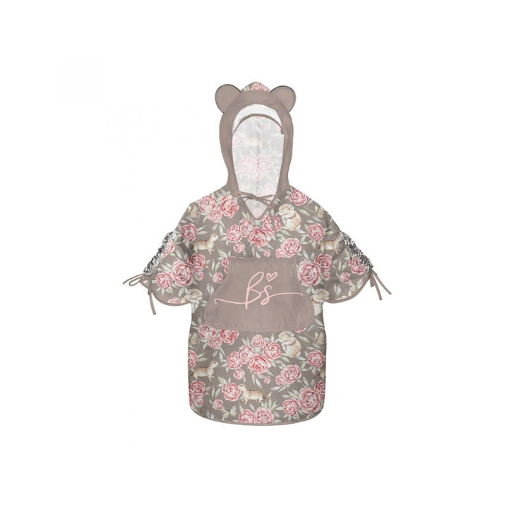 Pelerina de Ploaie pentru Copii, Poncho pentru ploaie 1,5-8 ani Peony Dreamland
