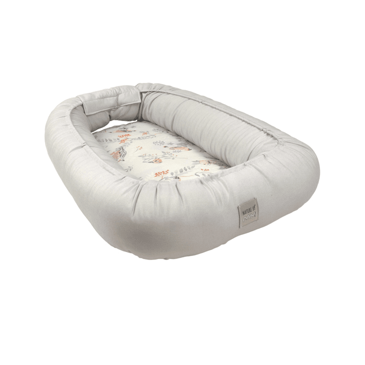 Suport de dormit Babynest Nature Bamboo by Amy, 70x45x15 cm, Pasarele