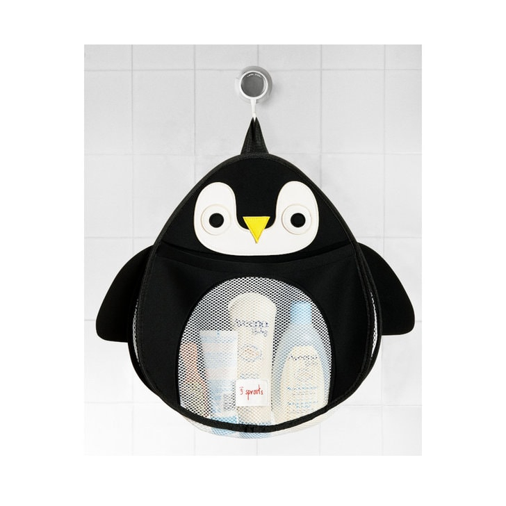 Organizator de baie pentru cosmetice si jucarii, Pinguin, 3 Sprouts