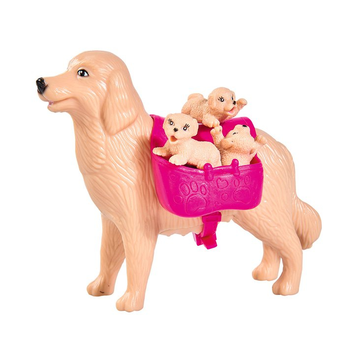 Papusa Simba Evi Love Dog Sitter 12 cm cu 4 figurine si accesorii