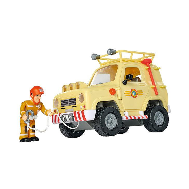 Masina Simba Fireman Sam Mountain 4x4 cu figurina