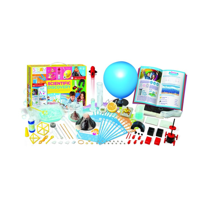 Kit stiintific - Descoperiri stiintifice Vol. 1 - 42 experimente, STEAM Kids