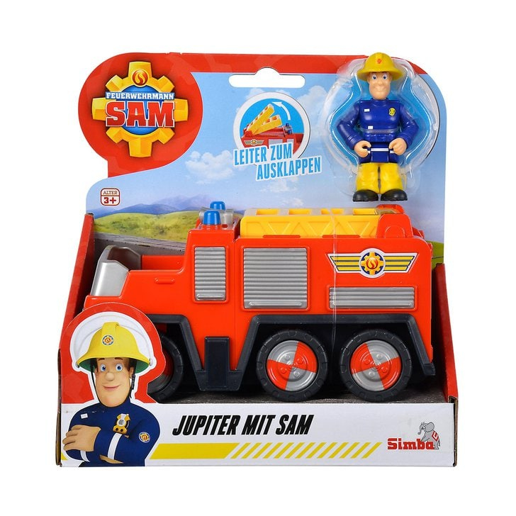 Masina de pompieri Simba Fireman Sam Jupiter cu figurina Sam