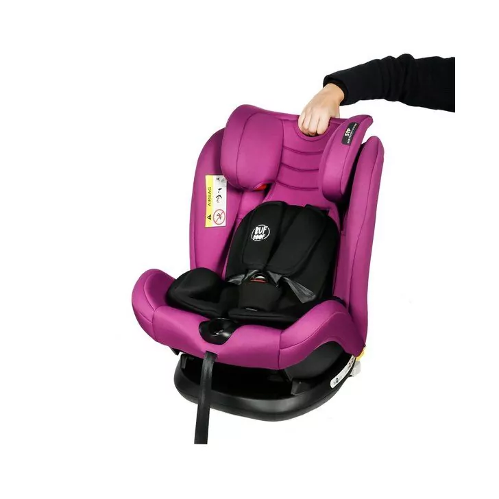 Scaun Auto Riola cu Isofix BUF BOOF Purple 0 36 kg pozitie somn 135 grade