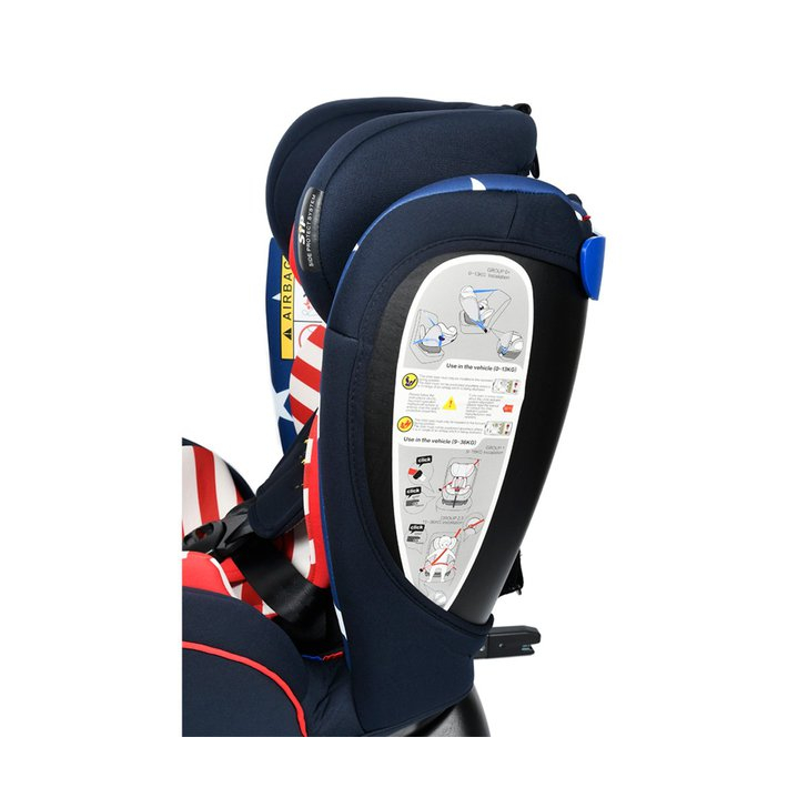 Scaun Auto Riola plus cu Isofix Crocodile Captain America 0 36 kg pozitie somn 135 grade