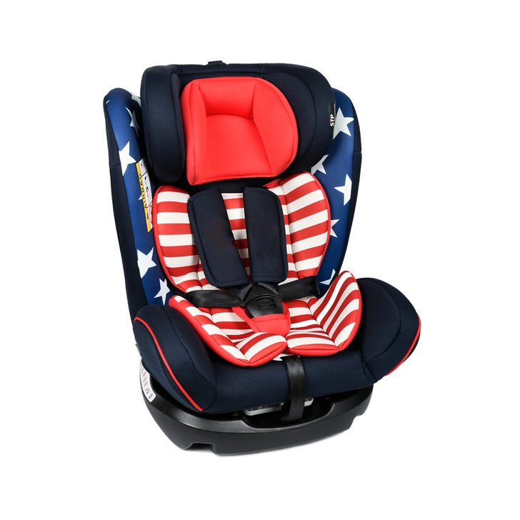 Scaun Auto Riola plus cu Isofix Crocodile Captain America 0 36 kg pozitie somn 135 grade