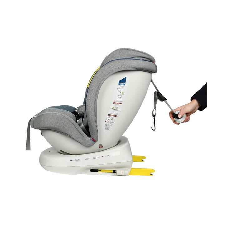 Scaun Auto Tweety Plus DELUXE BUF BOOF Light Blue cu Isofix rotativ 360 grade 0 36 kg