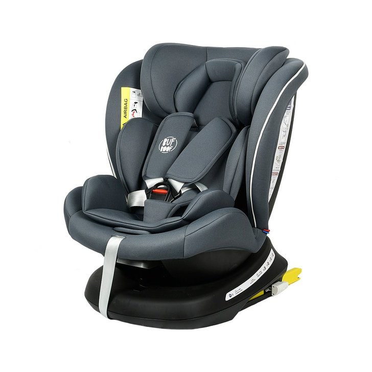 Scaun Auto Tweety Plus DELUXE BUF BOOF Grey cu Isofix rotativ 360 grade 0 36 kg