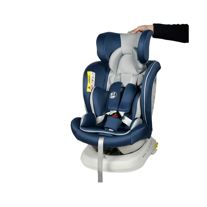 Scaun Auto Tweety Plus DELUXE BUF BOOF Indigo cu Isofix rotativ 360 grade 0 36 kg