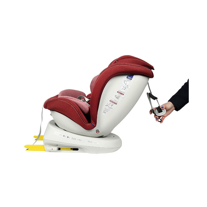 Scaun Auto Tweety Plus DELUXE BUF BOOF Red cu Isofix rotativ 360 grade 0 36 kg