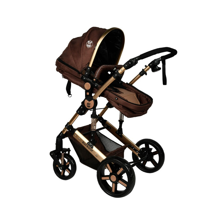 Carucior 2 in 1 reversibil X2 Chocolate Gold 0 36 luni BUF BOOF