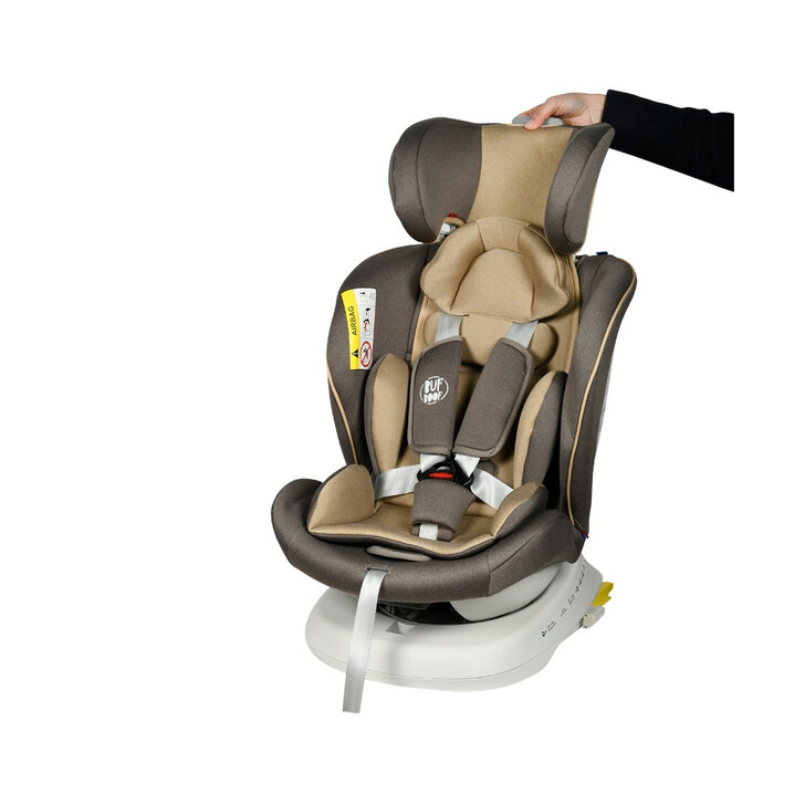 Scaun Auto Tweety Plus DELUXE BUF BOOF LightBrown cu Isofix rotativ 360 grade 0 36 kg