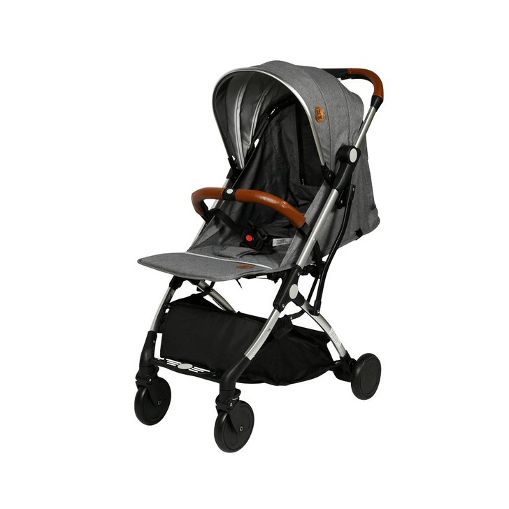 Carucior sport usor S-16 BUF BOOF gri 0- 36 luni 180 grade inclinare deplasabil ca troler in varianta pliata