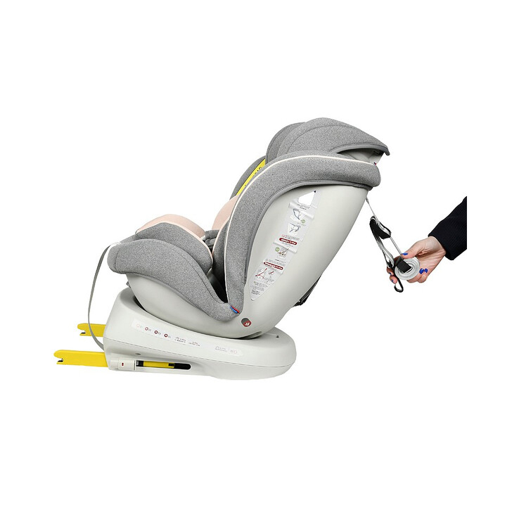 Scaun Auto Tweety Plus DELUXE BUF BOOF Pink cu Isofix rotativ 360 grade 0 36 kg