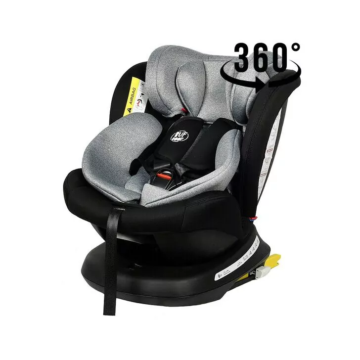 Scaun Auto Tweety Plus DELUXE BUF BOOF Black cu Isofix rotativ 360 grade 0 36 kg