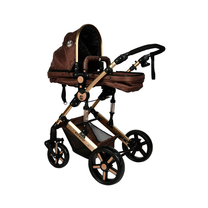 Carucior 2 in 1 reversibil X2 Chocolate Gold 0 36 luni BUF BOOF