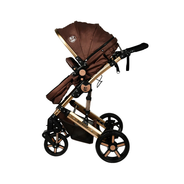 Carucior 2 in 1 reversibil X2 Chocolate Gold 0 36 luni BUF BOOF