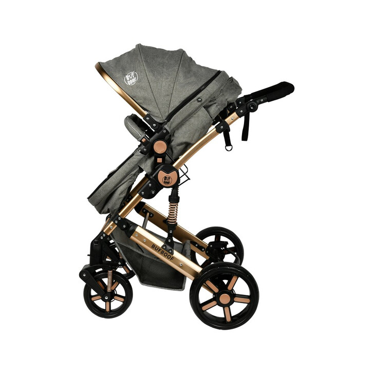 Carucior 2 in 1 reversibil X-2 Grey Gold 0 36 luni BUF BOOF