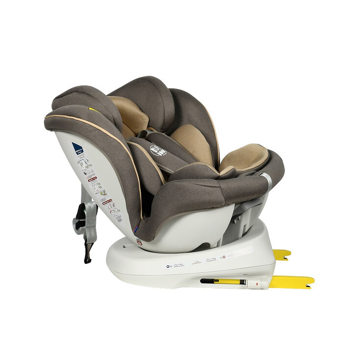 Scaun Auto Tweety Plus DELUXE BUF BOOF LightBrown cu Isofix rotativ 360 grade 0 36 kg