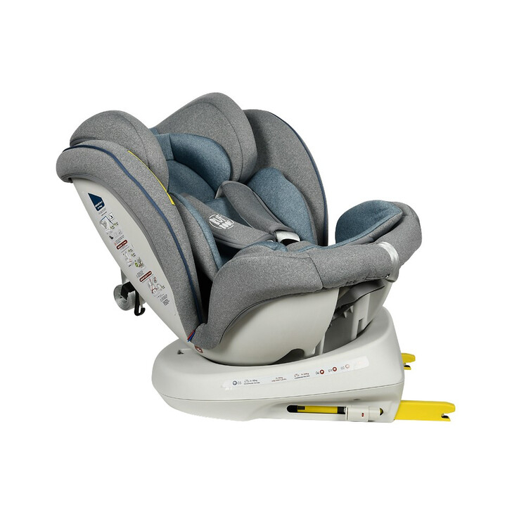 Scaun Auto Tweety Plus DELUXE BUF BOOF Light Blue cu Isofix rotativ 360 grade 0 36 kg