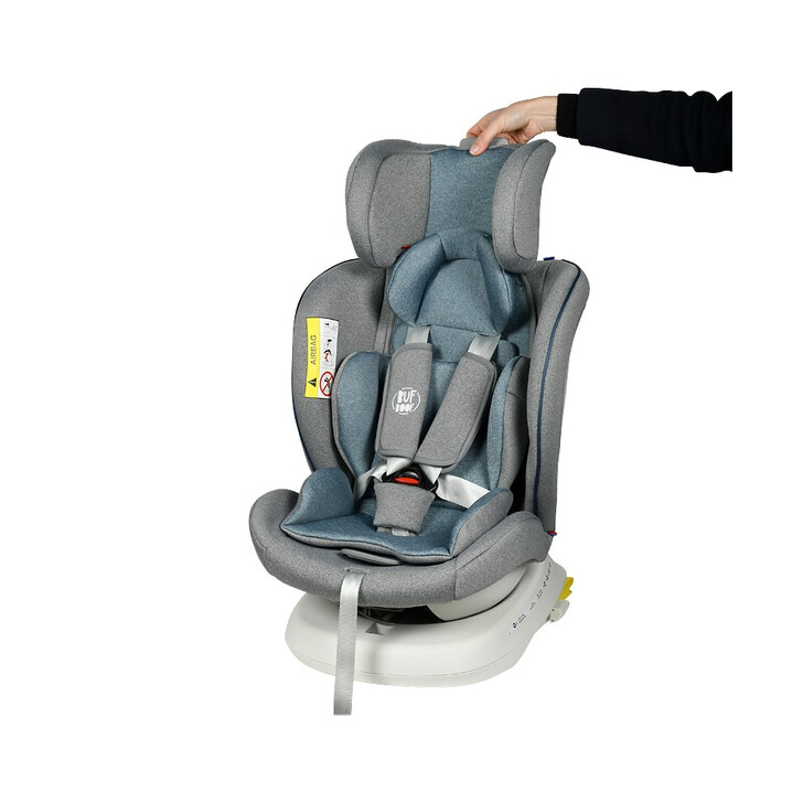 Scaun Auto Tweety Plus DELUXE BUF BOOF Light Blue cu Isofix rotativ 360 grade 0 36 kg