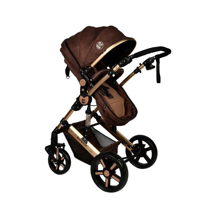 Carucior 2 in 1 reversibil X2 Chocolate Gold 0 36 luni BUF BOOF