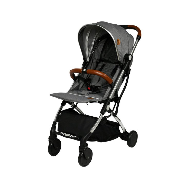 Carucior sport usor S-16 BUF BOOF gri 0- 36 luni 180 grade inclinare deplasabil ca troler in varianta pliata