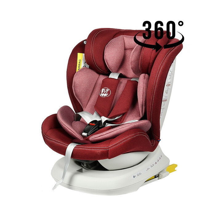 Scaun Auto Tweety Plus DELUXE BUF BOOF Red cu Isofix rotativ 360 grade 0 36 kg