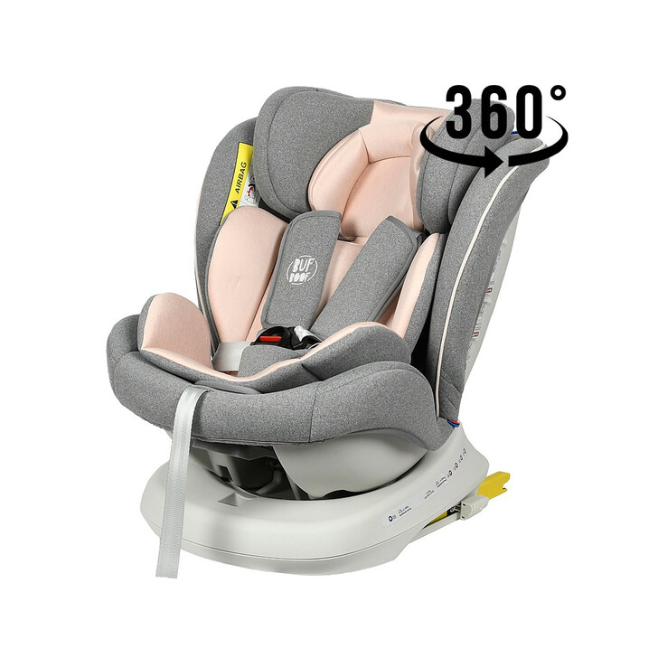 Scaun Auto Tweety Plus DELUXE BUF BOOF Pink cu Isofix rotativ 360 grade 0 36 kg