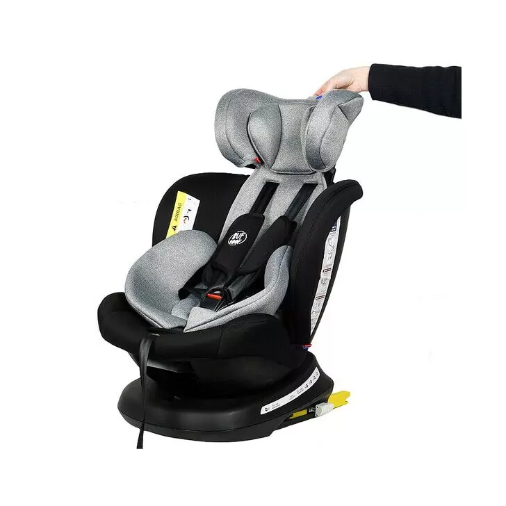 Scaun Auto Tweety Plus DELUXE BUF BOOF Black cu Isofix rotativ 360 grade 0 36 kg