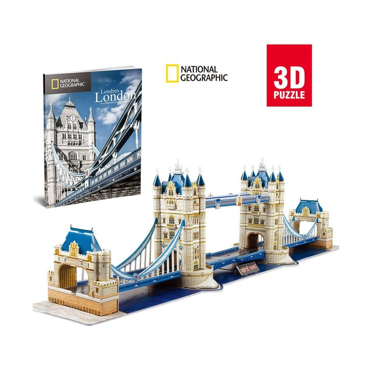 PUZZLE 3D+BROSURA-TOWER BRIDGE 120 PIESE