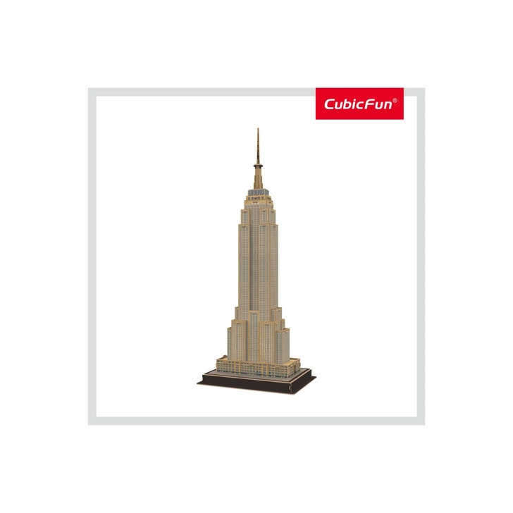 PUZZLE 3D EMPIRE STATE BUILDING (NIVEL MEDIU 54 PIESE)