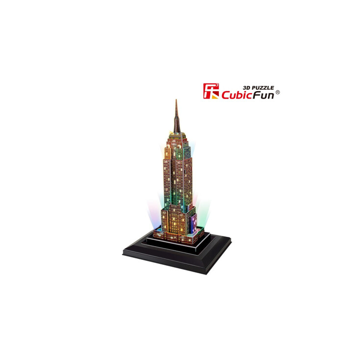 PUZZLE 3D LED EMPIRE STATE BUILDING 38 PIESE