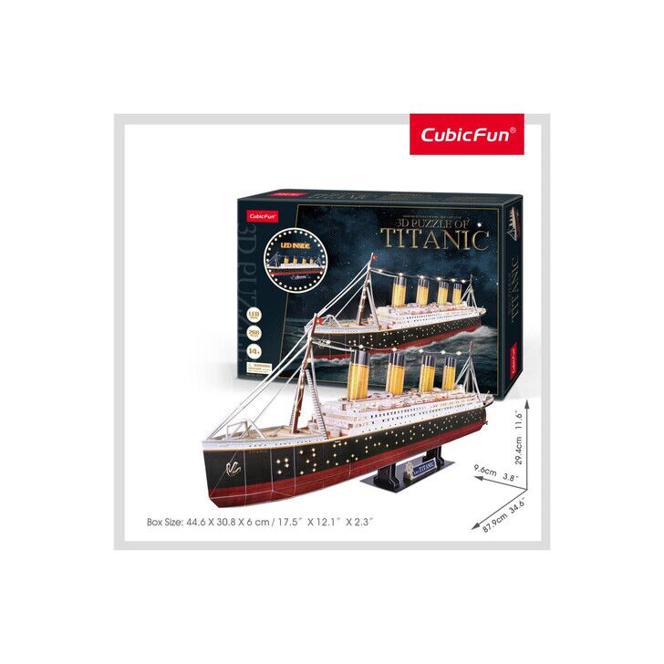PUZZLE 3D LED TITANIC 266 PIESE