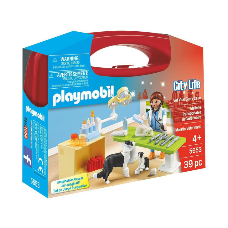 Set Portabil - In Vizita La Veterinar - Playmobil City Life