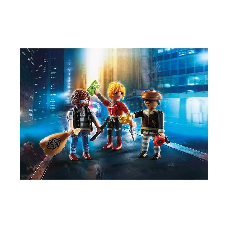 Set 3 figurine hoti - Playmobil City Action