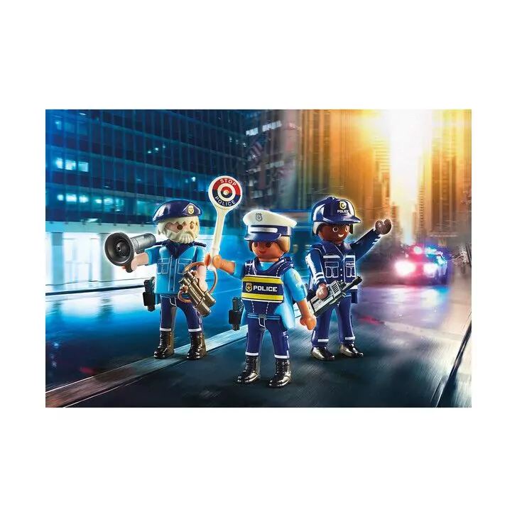 Set 3 figurine de politisti - Playmobil City Action