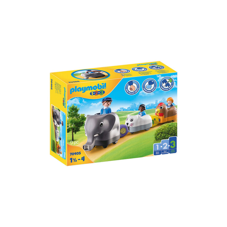 Tren cu animalute - Playmobil 1.2.3
